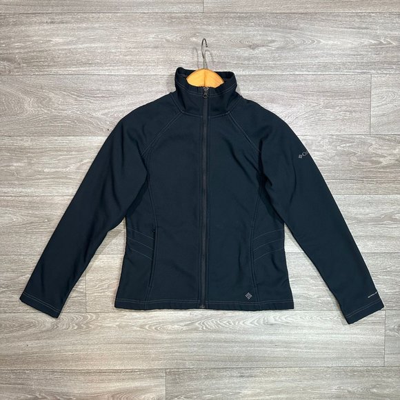 Columbia Jackets & Blazers - Columbia Womens Jacket Sportswear Fleece Full Zip Black Size Medium OMNI-SHIELD
